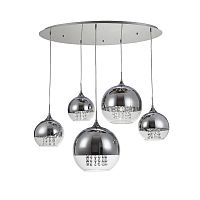 подвесная люстра maytoni fermi p140-pl-170-5-n в Бийске