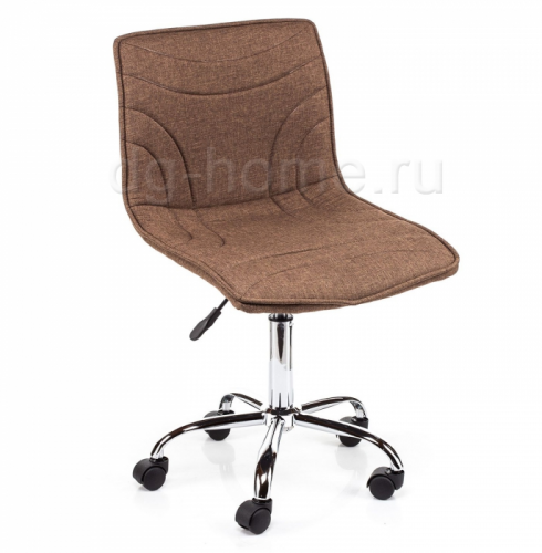 кресло home fabric коричневое в Бийске