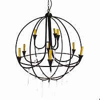 люстра-клетка otis серебро в Бийске