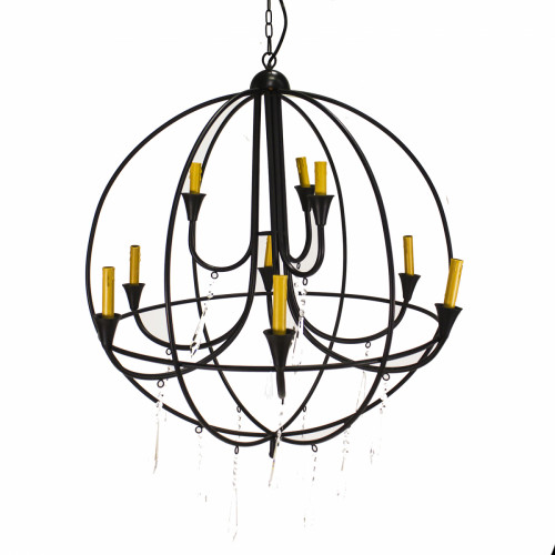 люстра-клетка otis серебро в Бийске