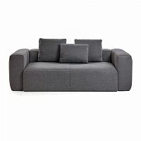 диван blok sofa 3 темно-серый от la forma (ex julia grup) в Бийске