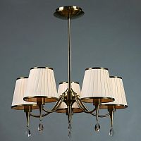 подвесная люстра brizzi alora ma01625ca/005 bronze cream в Бийске