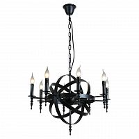 подвесная люстра lussole loft iv lsp-9300 черная в Бийске