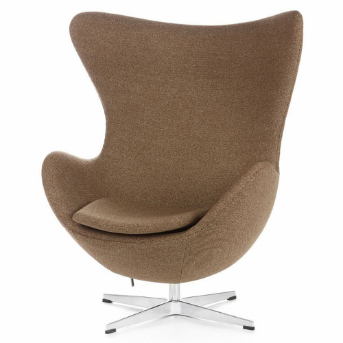 кресло egg бежево-коричневое в Бийске