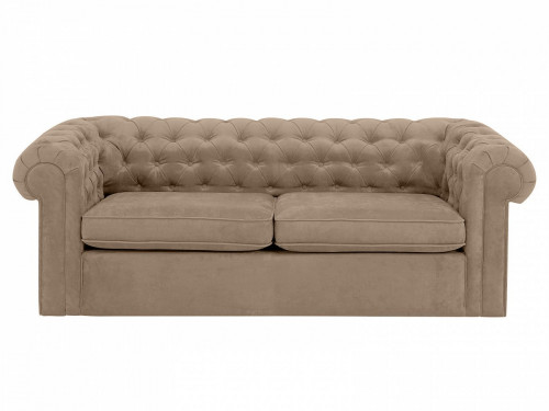 диван chesterfield прямой бежевый 105х208 в Бийске