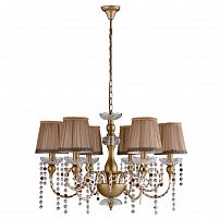 подвесная люстра crystal lux alegria sp6 gold-brown в Бийске
