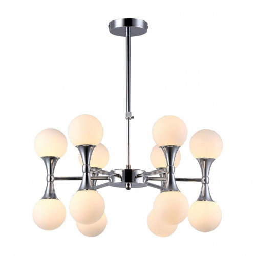 подвесная люстра arte lamp a9162lm-12cc белая в Бийске