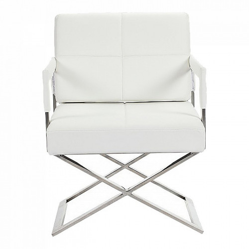 кресло aster x chair экокожа белое в Бийске