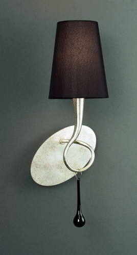 бра mantra paola painted silver 3538 чёрный в Бийске