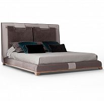 кровать двуспальная 160х200 серая tecni nova wood в Бийске