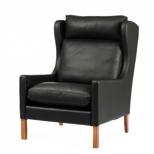 кресло wingback чёрный в Бийске