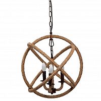 люстра foucault's orb rustic iron бежевая, коричневая в Бийске