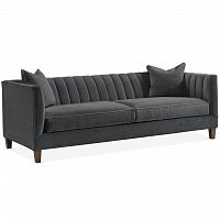диван penelope sofa прямой серый в Бийске