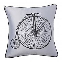 подушка с ретро-велосипедом retro bicycle grey в Бийске