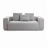 диван blok sofa 3 светло-серый от la forma (ex julia grup) в Бийске