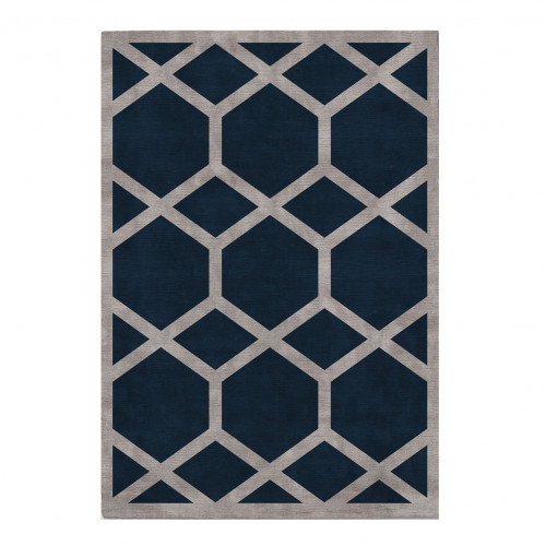 ковер ahston blue 240x340 синий в Бийске