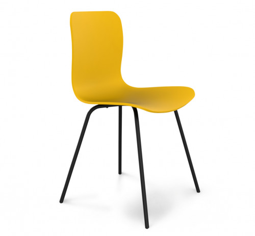 стул dsr желтый s33 (eames style) в Бийске