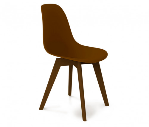 стул dsw коричневый s39 (eames style) в Бийске