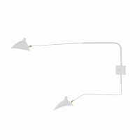настенный светильник sconce mouille 2 лампы 2 белый в Бийске