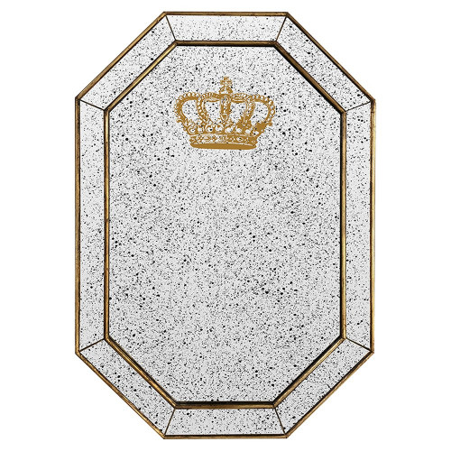 зеркало состаренное восьмиугольное с короной crown в Бийске