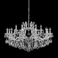 подвесная люстра crystal lux hollywood sp12+6 chrome хром в Бийске