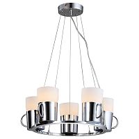 подвесная люстра arte lamp brooklyn a9484sp-5cc хром в Бийске