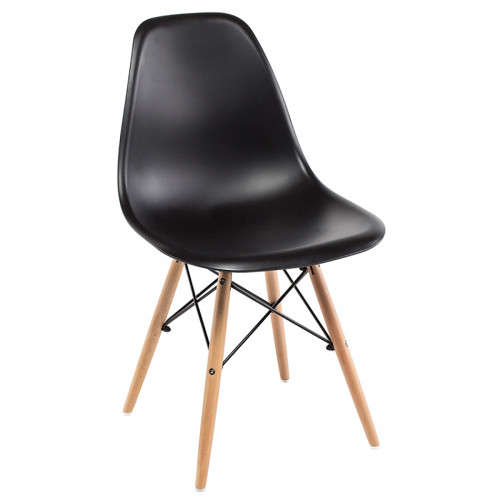 стул деревянный eames pc-015 black в Бийске