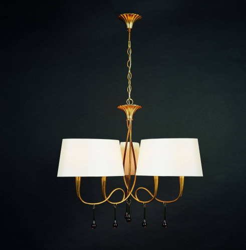 подвесная люстра mantra paola painted gold 3540 в Бийске