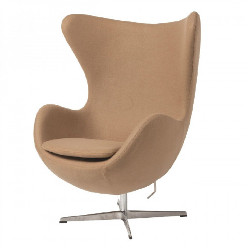 кресло egg chair коричневое в Бийске