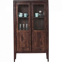 шкаф-витрина brooklyn walnut коричневый 100x40 в Бийске