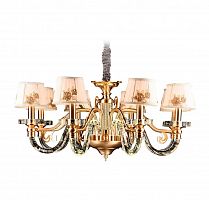 подвесная люстра idlamp michel 404/8-ledoldbronze в Бийске