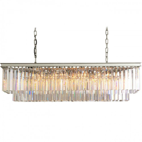 люстра odeon l80 silver&glass серая, прозрачная в Бийске