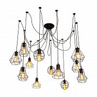подвесная люстра arte lamp a4051sp-12bk в Бийске