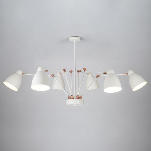 потолочная люстра eurosvet loft 70084/6 белый в Бийске