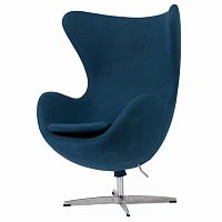 кресло egg chair сине-зеленое в Бийске
