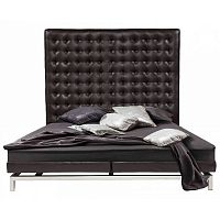 кровать двуспальная 180х200 коричневая из экокожи boss bed в Бийске
