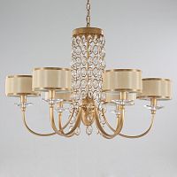 подвесная люстра newport 2906/c бежевая в Бийске