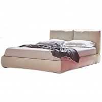 кровать двуспальная 160х200 бежевая bubble в Бийске