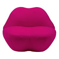 кресло губы heller kiss малиновый кашемир в Бийске