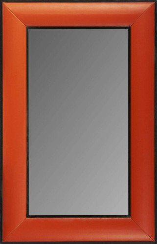 красное зеркало настенное прямоугольное luxury & nobility red big в Бийске