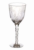 бокал для воды на узорной ножке (стекло) antic line dec в Бийске