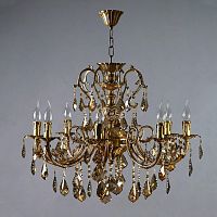подвесная люстра ambiente alicante 8888/8 ab honey leaf в Бийске