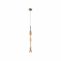 подвесной светильник crystal lux lux new sp1 d amber в Бийске