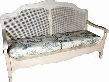французкая лавочка mobilier de maison сине-белая в Бийске