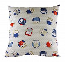 подушка с принтом owl print blue в Бийске