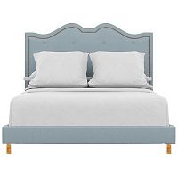 кровать двуспальная 160x200 голубая williams в Бийске