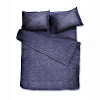 комплект постельного белья decoflux сатин 1.5 спальный indigo dots в Бийске