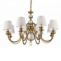 люстра newport 8 от delight collection белая/прозрачная/бронзовая в Бийске