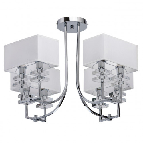 потолочная люстра mw-light прато 1 101010708 белая в Бийске