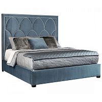 кровать двуспальная 160х200 голубая petals queen в Бийске